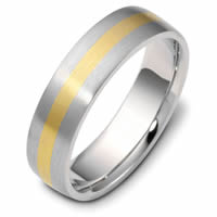 18K Gold 6.0mm Wide, Comfort Fit Wedding Band