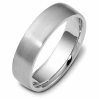 18K Gold 6.0mm Wide, Comfort Fit Wedding Band