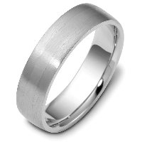 Item # 115441AG - Silver Comfort fit 6.0mm Wide Wedding Band