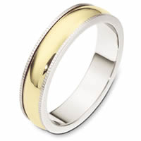 18K Gold, Comfort Fit, 5.0mm Wide Wedding Band