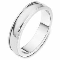 14K Gold, Comfort Fit, 5.0mm Wide Wedding Band