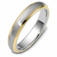 18K Gold, Comfort Fit, 5.0mm Wide Wedding Band
