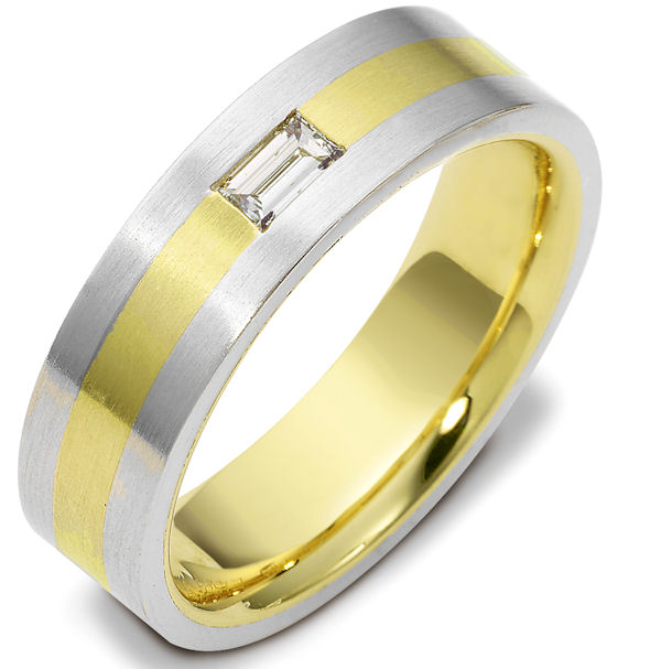 115951E 18K Gold Diamond Wedding Band
