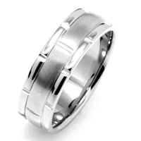 Item # 115991PP - Platinum Hand Made Wedding Ring