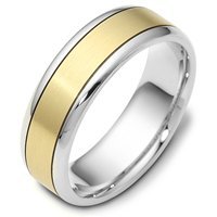 18K Gold, Comfort Fit, 7.0mm Wide Wedding Band