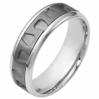 Titanium and Gold Ring.