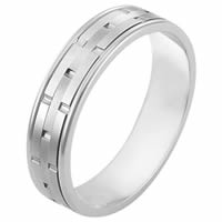 Gold, Comfort Fit, 5.0mm Wide Wedding Band