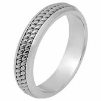 18K Gold, Comfort Fit, 5.0mm Wide Wedding Band