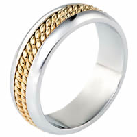 18K Gold, Comfort Fit, 7.0mm Wide Wedding Band