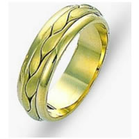 Wedding Band 18 kt Hand Made