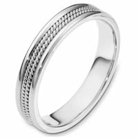 18K Gold, Comfort Fit, 4.0mm Wide Wedding Band
