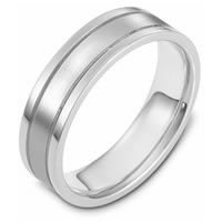 18K Gold, Comfort Fit, 6.0mm Wide Wedding Band