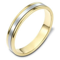 18K Gold, Comfort Fit, 4.0mm Wide Wedding Band