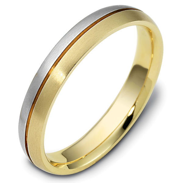 118411 Gold, Comfort Fit, 4.0mm Wide Wedding Band