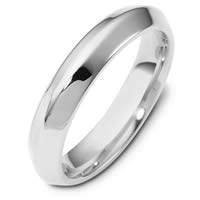 Contemporary Palladium Wedding Band