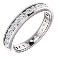 Platinum Diamond Eternity Ring (Over 1.00ct. tw.)