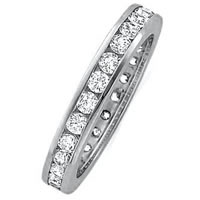 Item # 118581AW - 14K White Gold Diamond Eternity Ring
