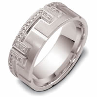 Item # 119191PD - Palladium Diamond Wedding Band