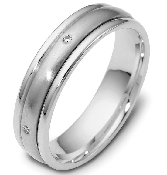 119771W 14K Gold Spinning Diamond Wedding Ring