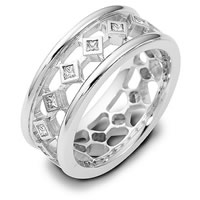 14K Gold Diamond Eternity Ring (Over 0.38ct. tw.)