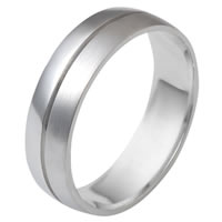 Item # 12689002WE - Wedding Band Polished-Matte Finished