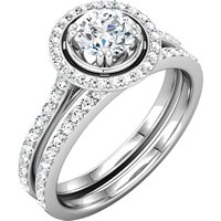 Item # 127636EBWE - Engagement Ring and Matching Wedding Band