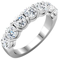 18K White Gold 1.75CT Diamond Anniversary Ring