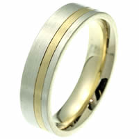 Item # 2100511E - 18K Gold, Comfort Fit, 6.0mm Wide Wedding Band