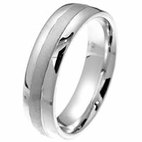 18K Gold Comfort Fit, 6.0mm Wide Wedding Band