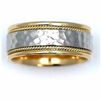 Hammered, Handcrafted Wedding Band
