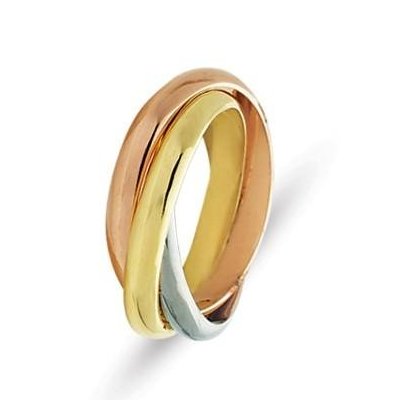 Womens Wedding Bands on Platinum And 18 Kt Gold Russian Wedding Band ...
