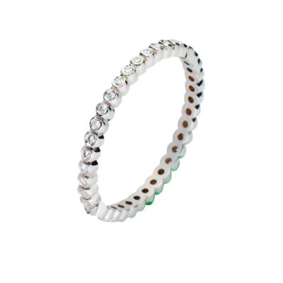 Diamond Eternity Ring 18K White Gold