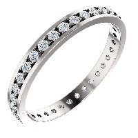 18K White Gold Diamond Anniversary Band  (0.50ct. tw.)