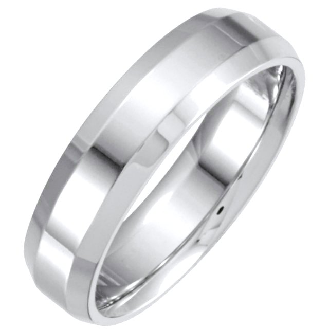 18 Kt White Gold Wedding Band 18 Kt White Gold Wedding Band