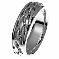 Platinum Hand Crafted Ring