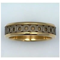 14K Gold Hand Made Wedding Band