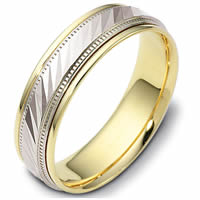 Platinum & 18kt Classic Wedding Ring