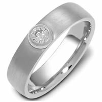 14K Diamond Wedding Band ( 0.15ct)