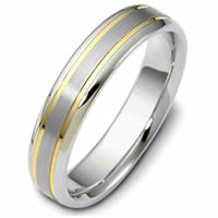 Platinum & 18kt Classic Wedding Ring