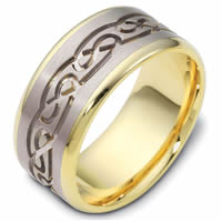 Celtic Carved Wedding Ring