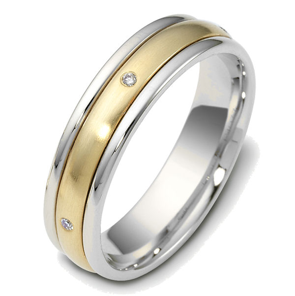 47655PE Platinum18K Diamond Spinning Wedding Band