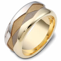 Item # 47887E - Gold Wedding Band Two Rivers