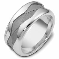 Item # 47887W - Gold Wedding Band Two Rivers