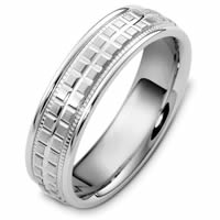 Item # 48049PP - Platinum Contemporary Wedding Ring