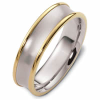 Item # 48079NPE - Platinum & 18kt Classic Wedding Ring