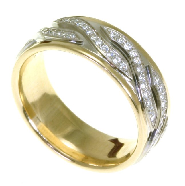 48164 14K Gold Diamond Wedding Band