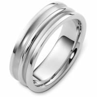 Item # 48254WE - White Gold Classic Wedding Ring 
