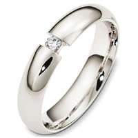 14K White Gold Diamond Wedding Band (0.08ct. tw.)