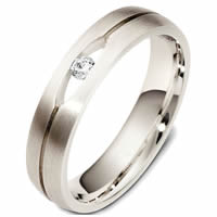 14K White Gold Diamond Wedding Band (0.08ct. tw.)