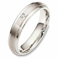 14K White Gold Diamond Wedding Band (0.07ct. tw.)
